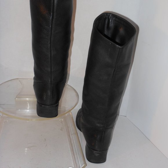BAKERS BLACK LEATHER BOOTS SIZE 8 MEDIUM - Picture 4 of 5